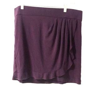 Purple cotton Ann Taylor Loft skirt